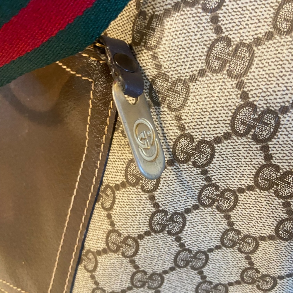 Adorable Upcycled Gucci Beige and Brown Monogram Bag - Picture 2 of 4